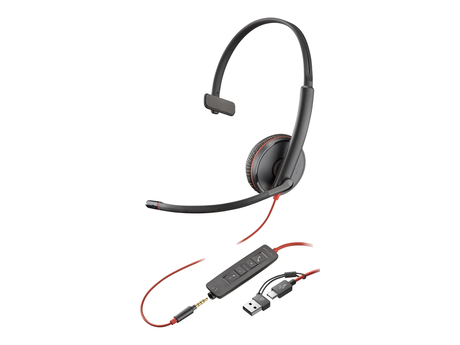 HP Poly BW 3215 USB-C HS+3.5mmP+USB-C/A Cuffia Cuffia 8X227AA