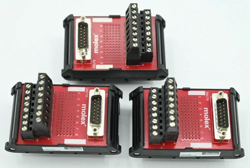 Lot of (3) Parker VM15-PF Molex 39170 Interface I/O Module
