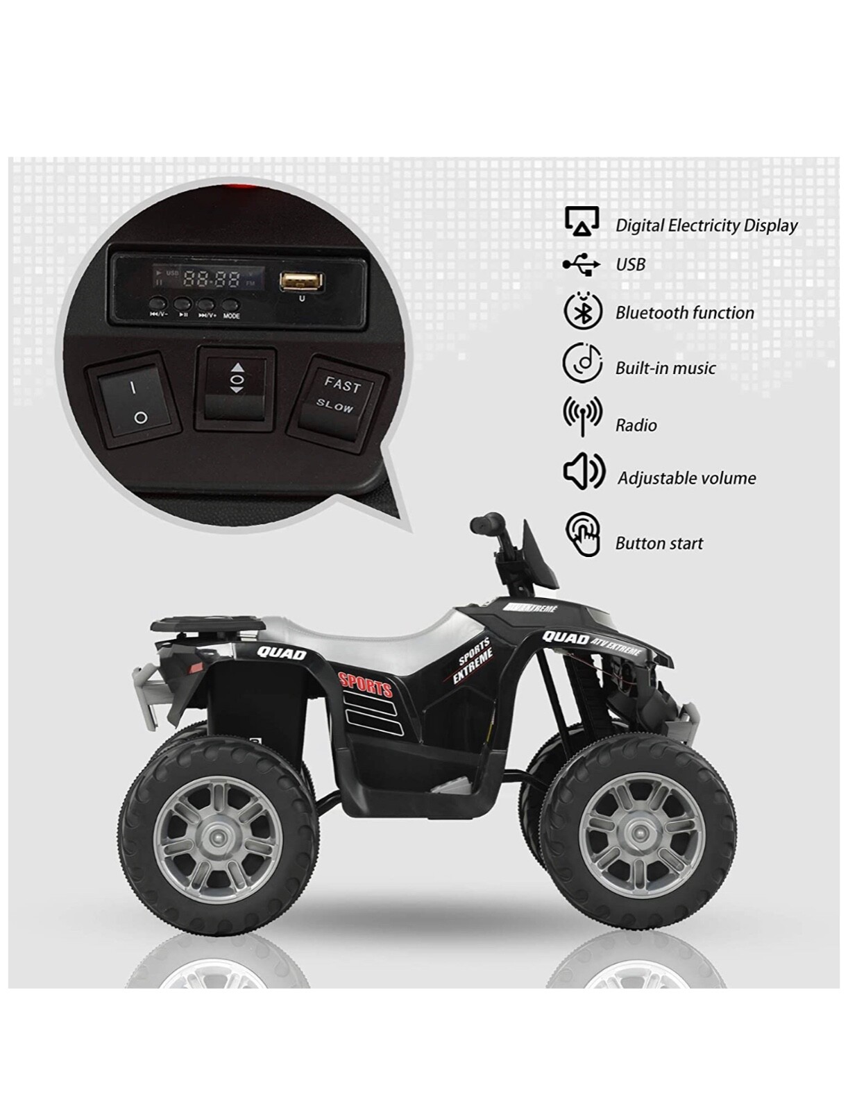 kawasaki 12v quad bike