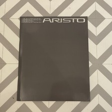 Toyota Aristo 1991 2JZ-GTE JDM Japanese Car Sales Brochure Catalog 51 pages!