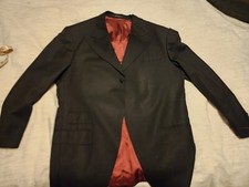 valentino garavani Men's Single Button Suit/blazer Jacket, Custom
