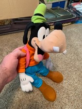 VINTAGE Disney Mattel Arco Toys GOOFY Plush Stuffed Figure Toy