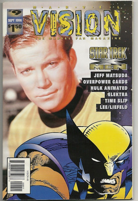 Marvel Vision #9 Star Trek X-Men September 1996 The Marvel Fan Magazine