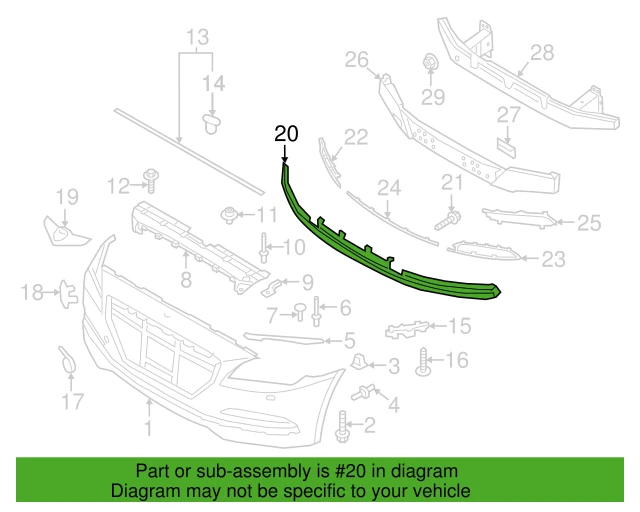 Front Bumper Lower Grille ⭐GENUINE⭐ for 2015-2017 Genesis G80 3.8L 86560B1000CA Foto 4 de 4