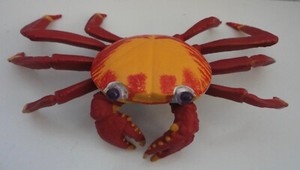 Safari Ltd. 2008 Sally Lightfoot Crab 7" Figurine Sea Ocean Creatures