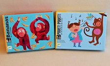 Lot 2 jeux DJECO : Bananas (stratégie) et Pouet Pouet (mimes) - parfait état