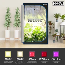 320W Commercial Grade Samsung LED Bar Grow Light Full Spectrum VS Fluence/Gavita