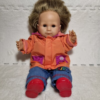 Zapf Creation 1985 Soft Body doll 40/15 With Baby Born Clothes UK