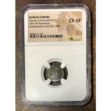 Roman Empire House of Constantine NGC Ch VF ***Rev Tye's*** #3149