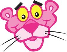 Pink panther sticker weatherproof  bumper vinyl decal