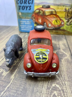 Corgi Toys #256 VW Volkswagen 1200 Saloon in East African Safari