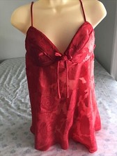 Seductive Wear by Cinema Etoile Lingerie, Red floral Babydoll size XL