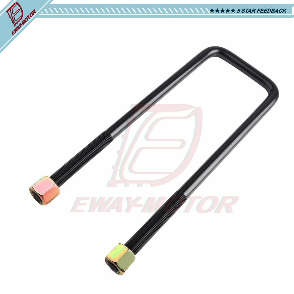 2X 1" Rear Block Leveling Lift Kit + U Bolt Fits Ford F150 2004 05