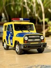 UAZ “HUNTER” USSR POLICE  RUSSIAN MILITCIYA RARE Collection Model Car 1/34scale