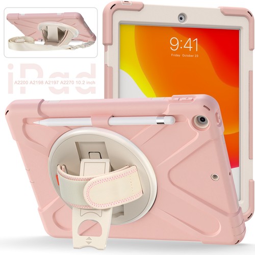 Heavy Duty Armor Holder Case+Hand&Shoulder Strap For iPad Mini 4/5 Pro 11 Air 4 - Picture 44 of 81