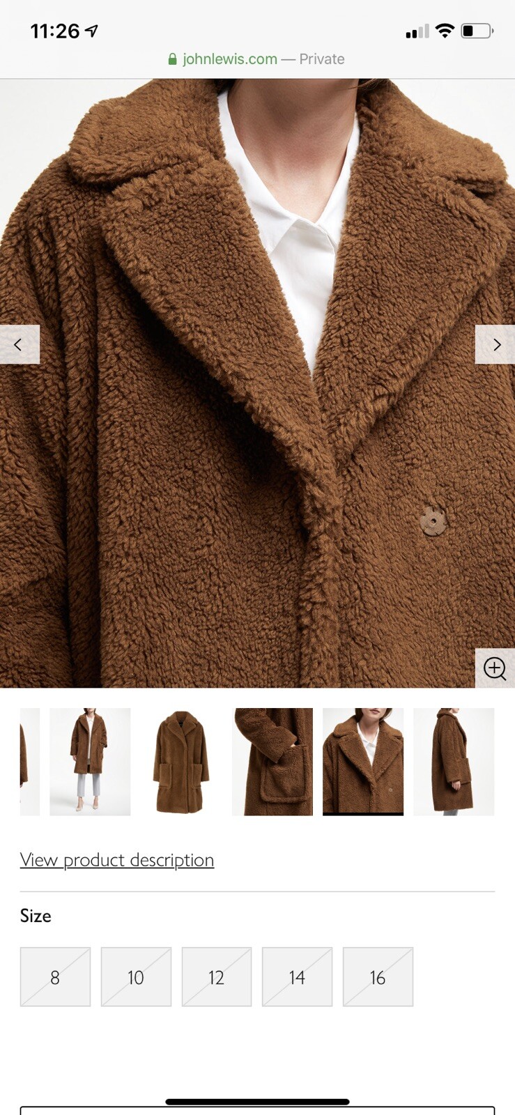 teddy bear coat Max And Co Weekend image 5