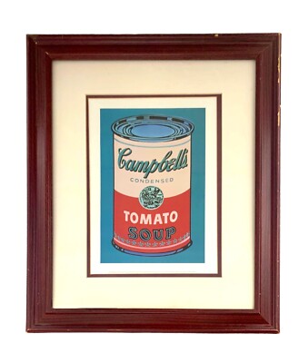 Campbell Tomato Soup Print Advertisement Framed Art Deocr