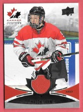 2016-17 Mason Shaw Upper Deck Team Canada Juniors Jersey - Minnesota Wild