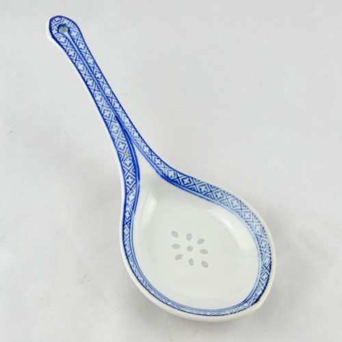 Set Di 6 Cucchiai Da Zuppa In Porcellana Cinese, Blu E Bianca, Ceramica Resistente Per Ristorante E Casa