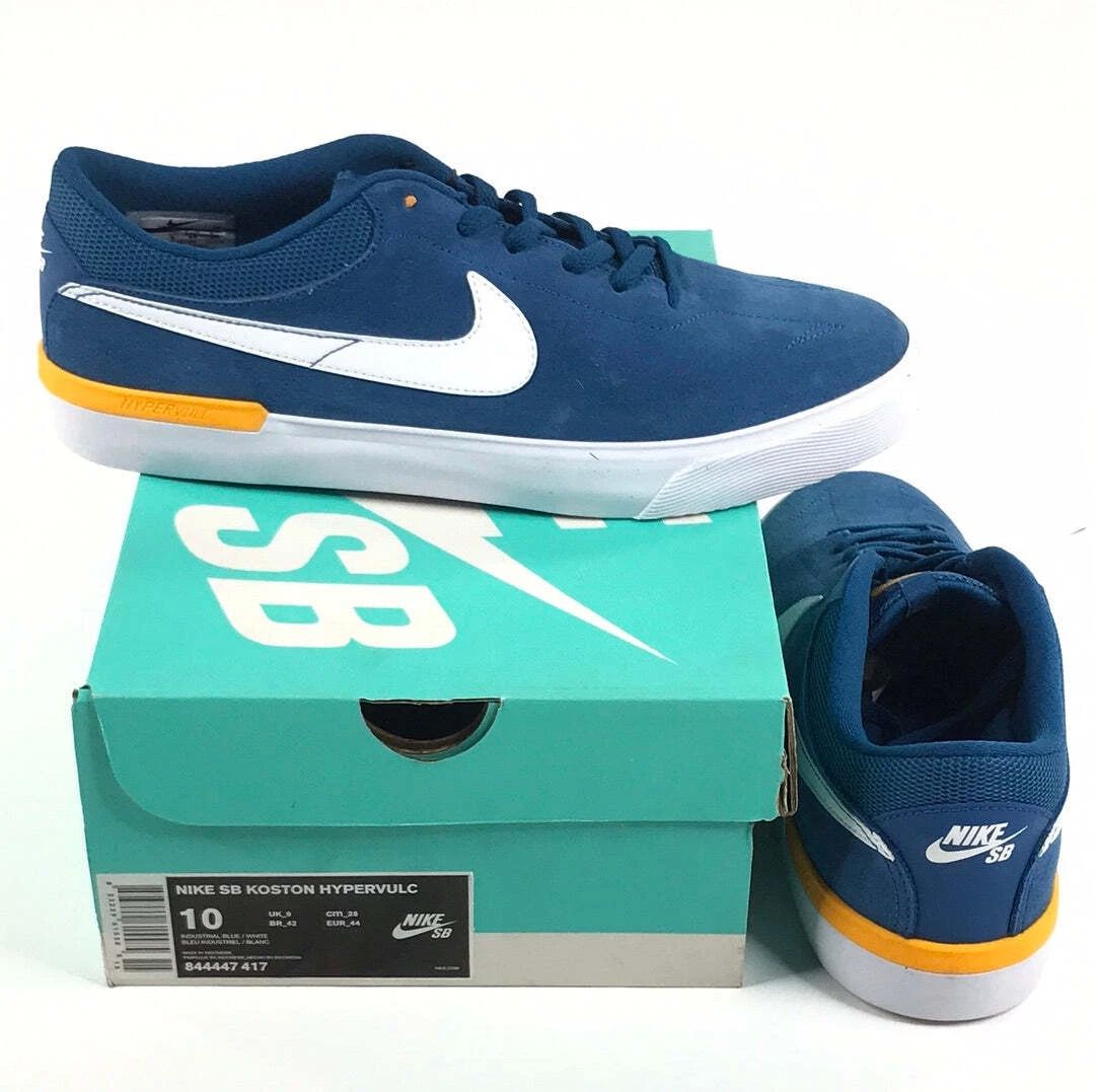 Nike SB Koston Hypervulc Industrial Blue White US Mens Size 10 844447 417