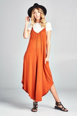 Emerald Collection Pocket Harem Jumper Rust Small