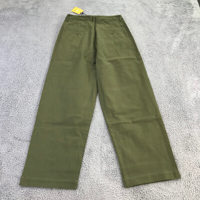 New LF MARKEY Pants Womens 4 US Classic Slacks Trouser Olive Green Casual  fsdfs