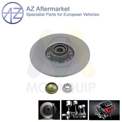 Fits Renault Espace 2002- Vel Satis 2004- + Other Models AZ Rear 1x Brake Disc