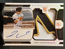 2021 National Treasures - Rookie Patch Auto Holo Gold /25 - Jake Cronenworth