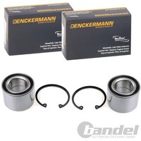 2X Denckermann RADLAGER-SATZ Hinten Passend FüR Ford Fiesta Focus Fusion Mazda 2