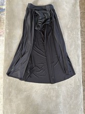 Natalie Dancewear Women  s Black Panel, Open Front Skirt. Size- AM. Worn Once.