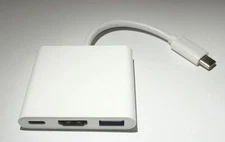 For Apple USB C to Digital AV Multiport Adapter HDMI/USB-C/USB