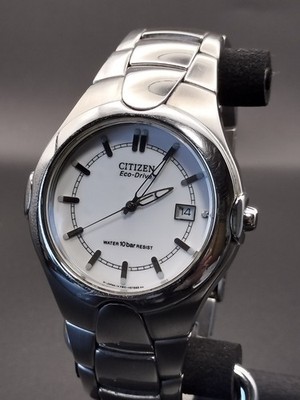 CITIZEN Eco-Drive 10-Bar F810-H32981 Men's Watch, Working Condition, From Japan