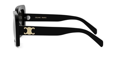 Celine CL40304U 01A Triomphe Women Sunglasses Black Gold  display picture 3