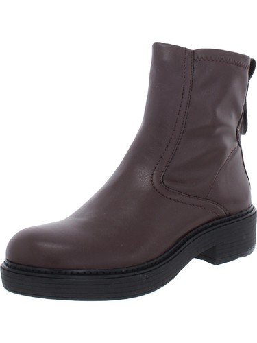 FRANCO SARTO Womens Brown Goring Karbon Round Toe Block Heel Boots Shoes 9 M
