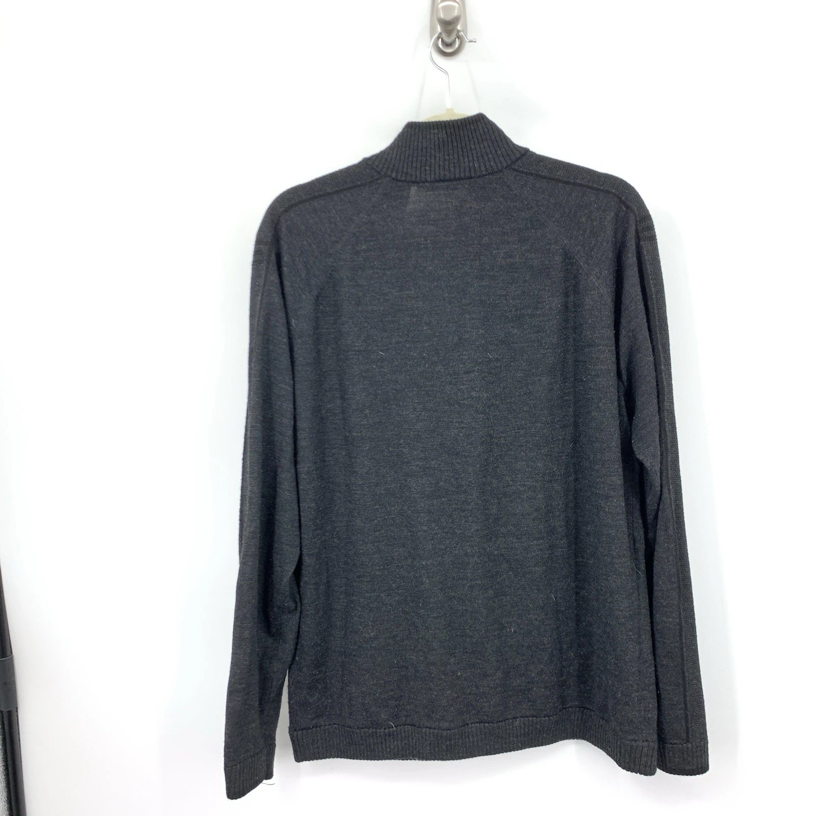 smartwool 1/4 zip pullover knit merino wool sweater