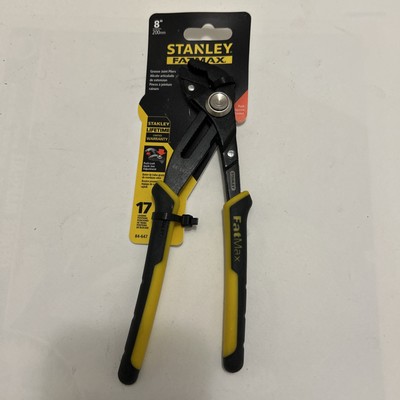 STANLEY FatMax Groove Joint Pliers 8  200mm  84-637, Push Lock Quick Jaw Adjust