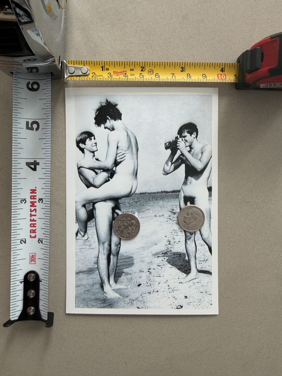 Nude Male Model Handsome Men Muscular Naked Gay Man Vintage Hot 4x6