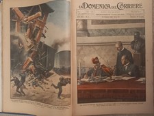 LA DOMENICA DEL CORRIERE ANNATA COMPLETA 1929 FASCISMO VATICANO 