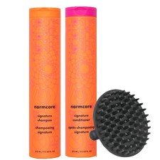 Amika Normcore Signature DUO Shampoo Conditioner 9.2 oz each/FREE Scalp Brush