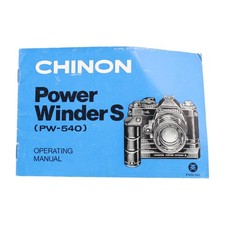 Chinon Power Winder S PW-540 Instruction Manual