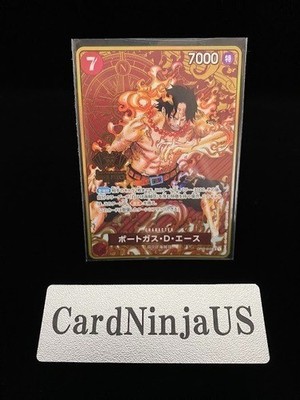 [NM] Portgas D. Ace ONE PIECE Card OP02-013 Japanese 2nd Anniversary Promo AJ16