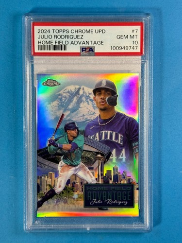 2024 Topps - Home Field Advantage Julio Rodriguez #HFA-7 PSA 10