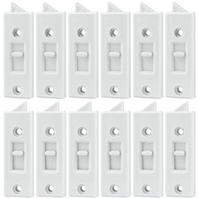 12 Pcs Window Latch Locks Spring Loaded Window Tilt Latch Replacement Part by...