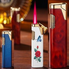 Free Name engrave  GAS lighter JET FLAME LADIES  & MEN LIGHTER  WINDPROOF #325