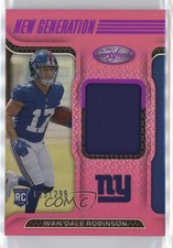 2022 Certified New Generation Jerseys Mirror Pink 25/299 Wan'Dale Robinson 0v0