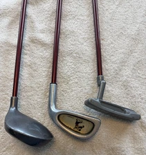 RARE Set of 3 Disney Mickey Mouse Youth Junior Golf Clubs Club Pro Products