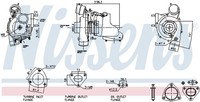 Turbolader FÜR Land Rover Defender Station Wagon (L316, L315) - Nissens 93730