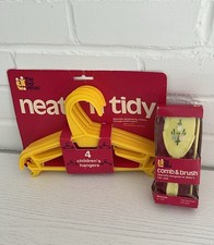 Classic Vintage  The First Years  Baby Girl Hair Brush Set And Clothes Hangers