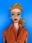 Vintage BARBIE BLONDE #4 PONYTAIL DOLL (1960) FACTORY BRAID Pak Clothing VGC