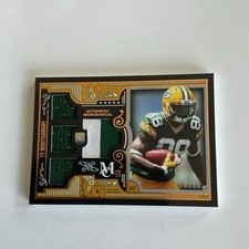Topps Museum 2015 Ty Montgomery RQR-TM Packers Copper /50 Rookie MEM